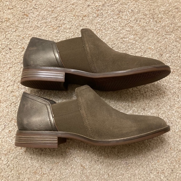 Clarks Cazmin Step Loafer, Low Boots, Booties, Suede, Brown Women’s, Size 9 - Picture 6 of 9